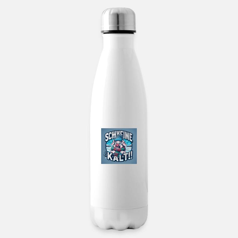 Pork cold - Insulated Water Bottle - white