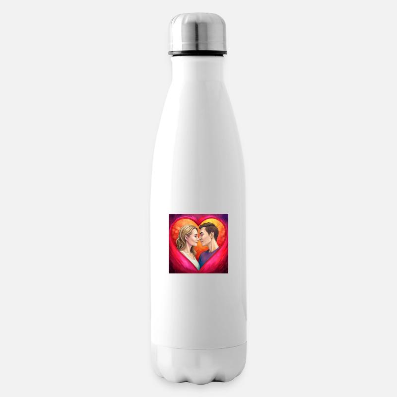 amour real - Isolierflasche - Weiß