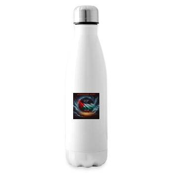 Arrêtez la guerre et libérez la Palestine - Bouteille isotherme - blanc - Droite