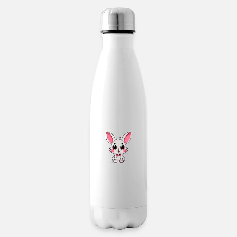 Hasenbaby - Isolierflasche - Weiß