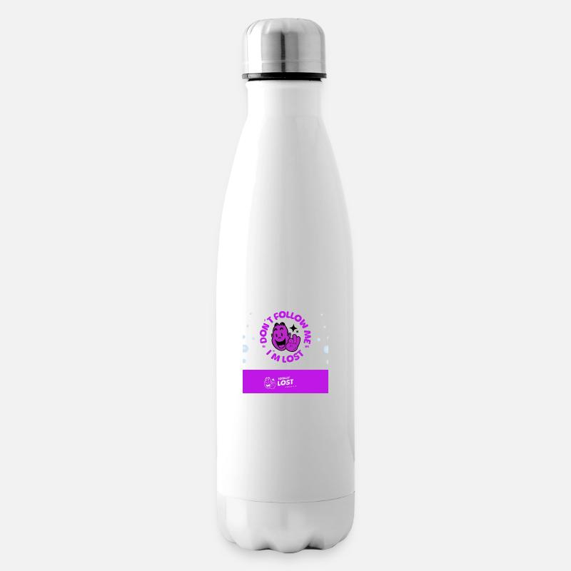 don´t follow me - Isolierflasche - Weiß
