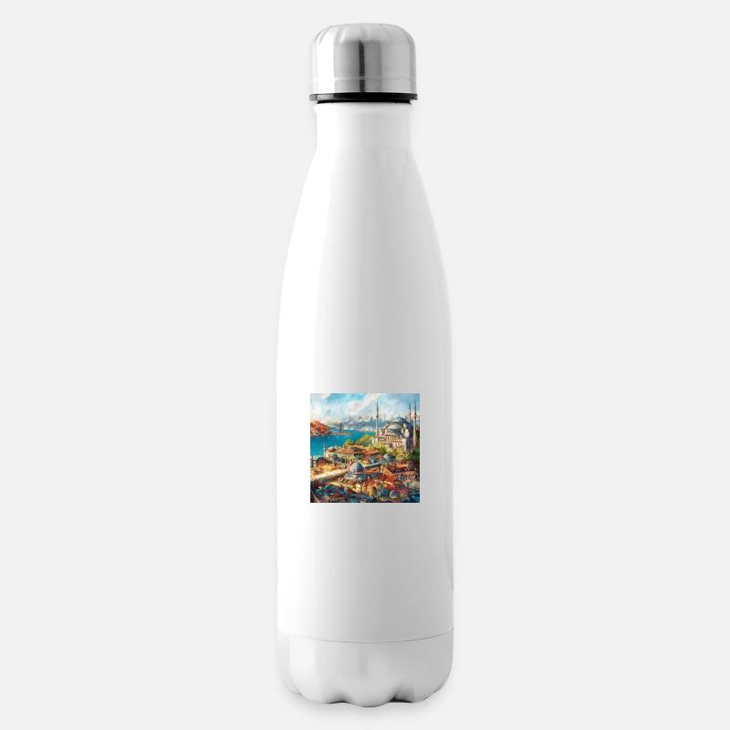 Istanbul - Isolierflasche - Weiß