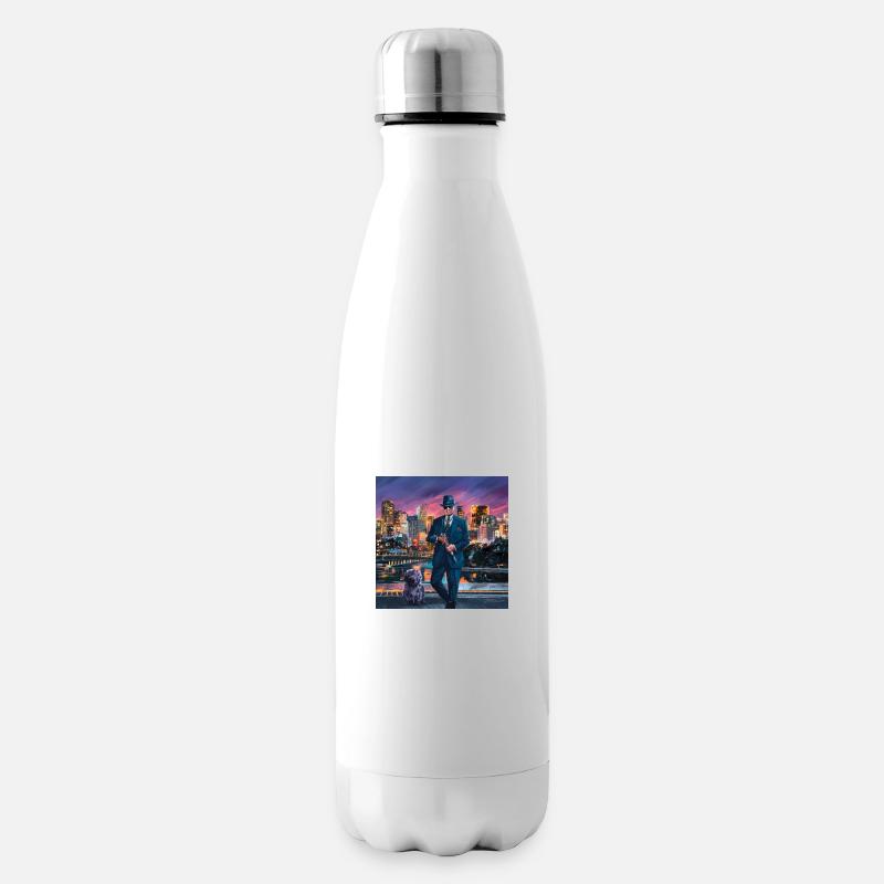 LA GANSTA - Isolierflasche - Weiß