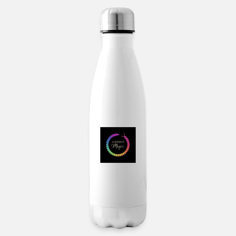 Kontrastlogo 2 - Isolierflasche - Weiß