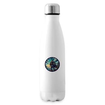 Nordischer Wikinger auf See - Isolierflasche - Weiß - Rechts
