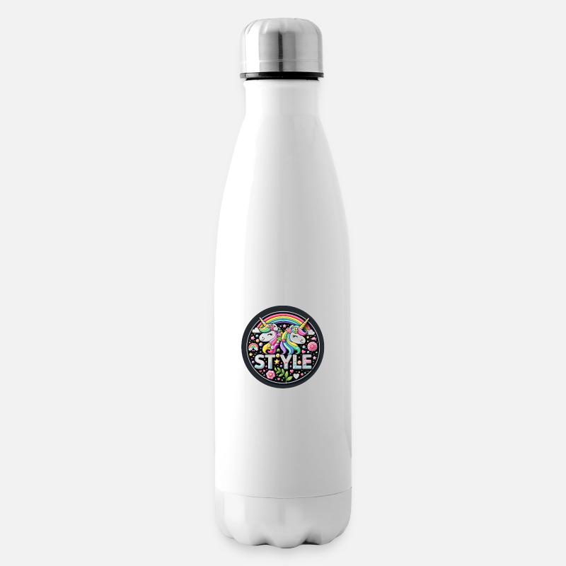 Licorne1 - Bouteille isotherme - blanc