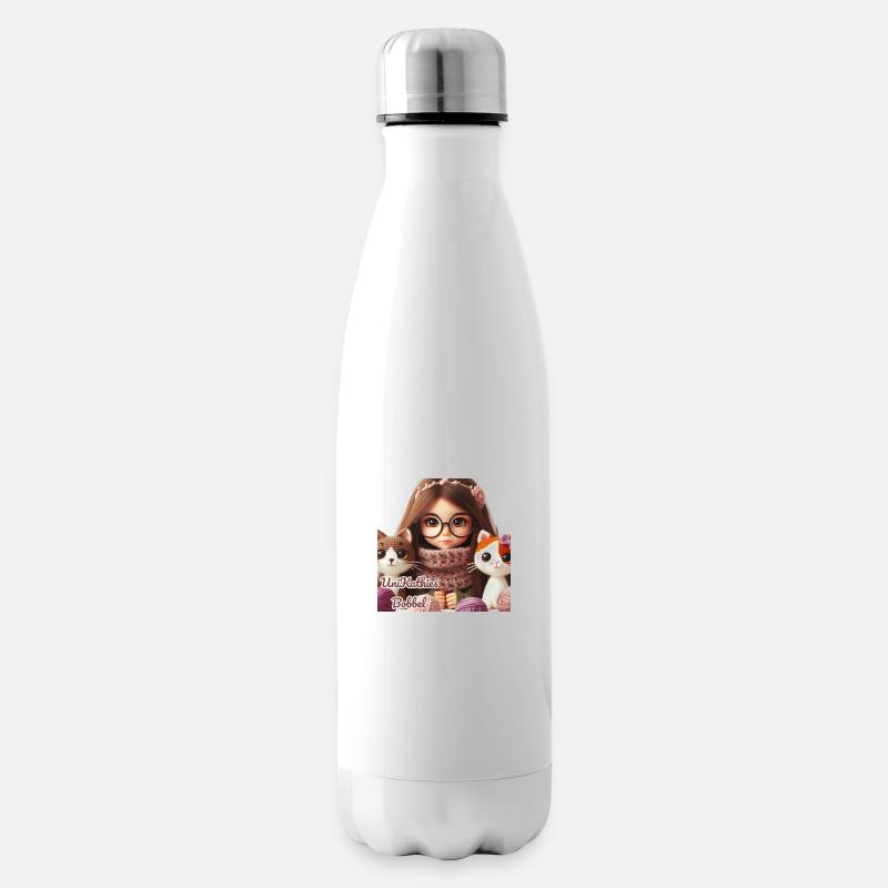 Unikathies Bobbel - Isolierflasche - Weiß