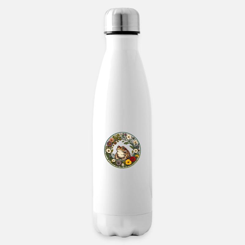Kröte - Isolierflasche - Weiß