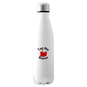 Beer Pong Day - Insulated Water Bottle - white - Right