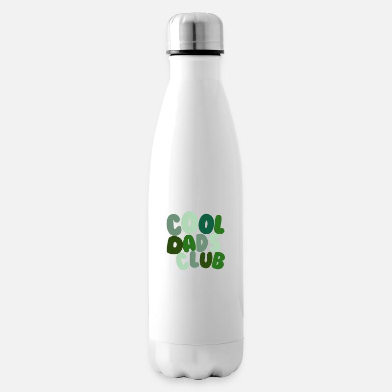 Cool Dads Club Vert - Bouteille isotherme - blanc
