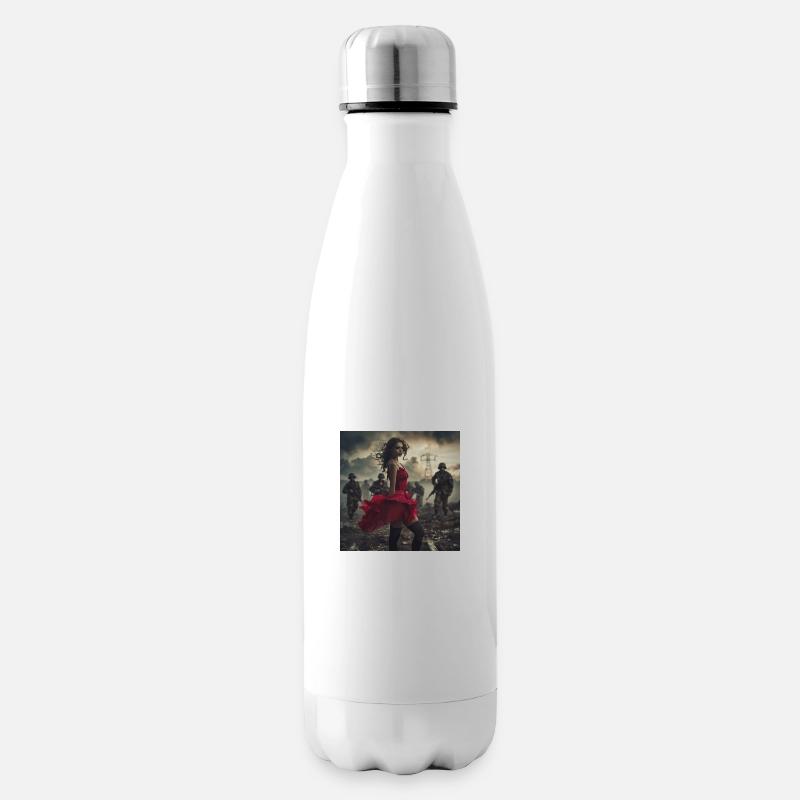 Red Lady - Isolierflasche - Weiß