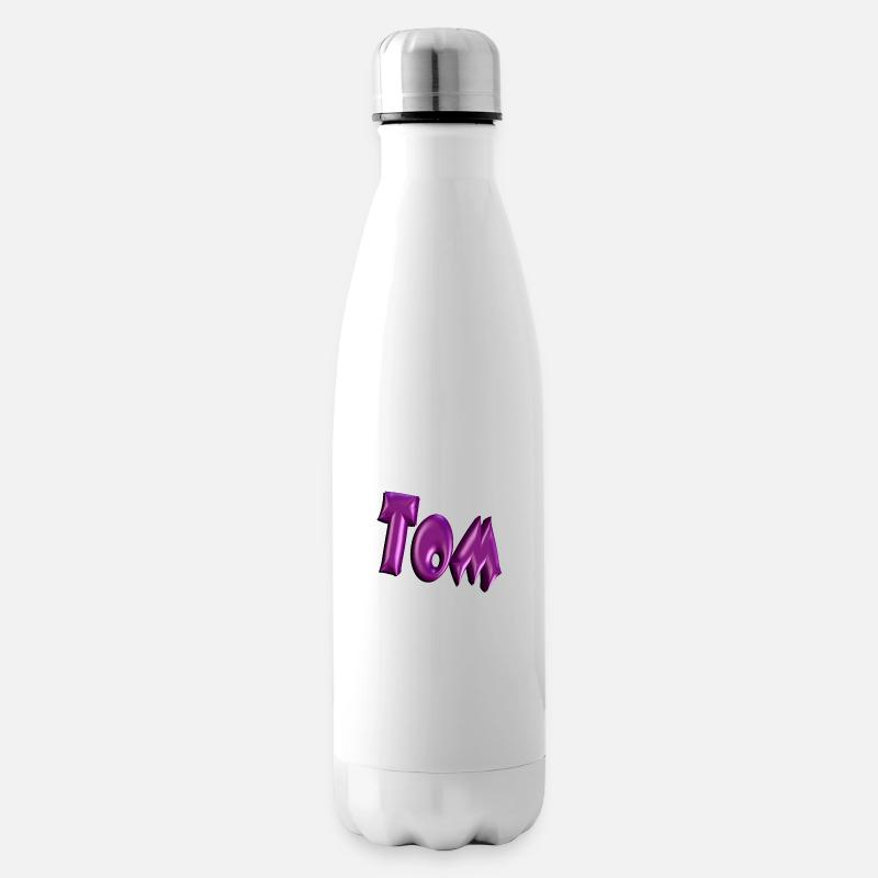 tom2 - Insulated Water Bottle - white