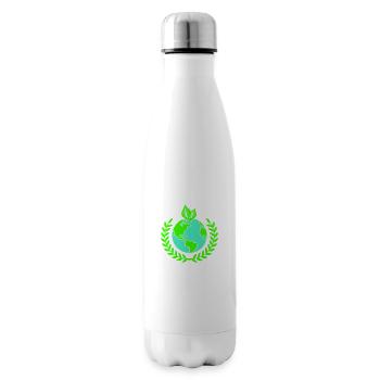 erde kranz - Isolierflasche - Weiß - Rechts