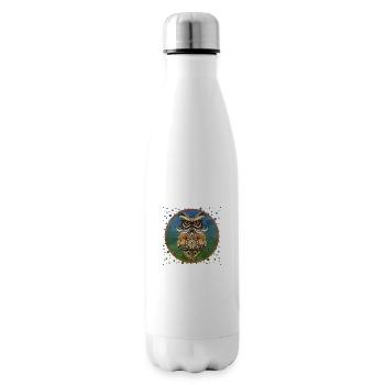Colorful bird - Insulated Water Bottle - white - Right