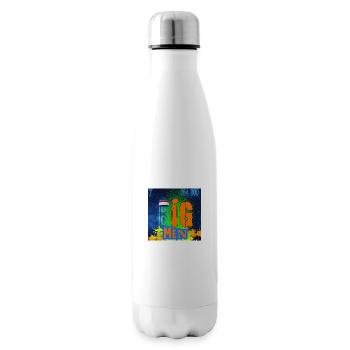BIG MEN CHEMISTRY - Insulated Water Bottle - white - Right