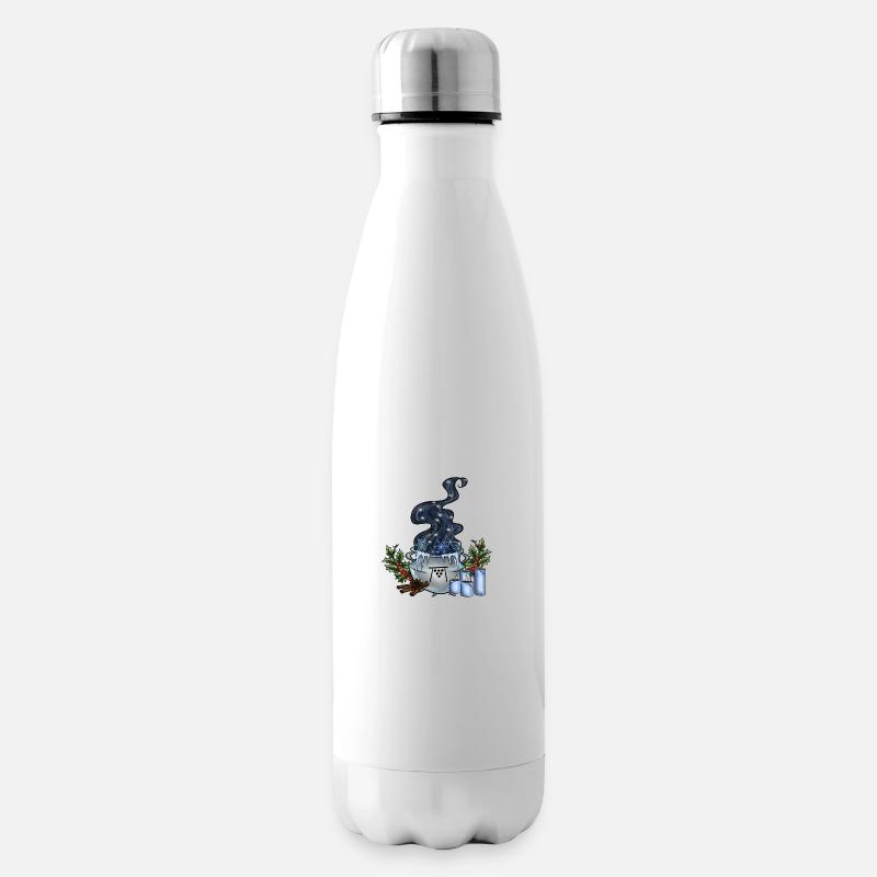Chaudron de Noël - Bouteille isotherme - blanc