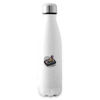 cassette - Bouteille isotherme - blanc - Droite