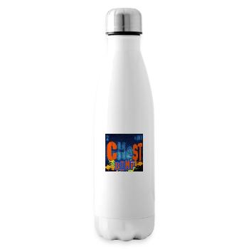 CHESTBUMP chemistry - Insulated Water Bottle - white - Right