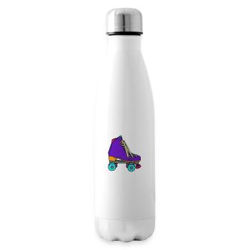 Roller-skate - Insulated Water Bottle - white - Right