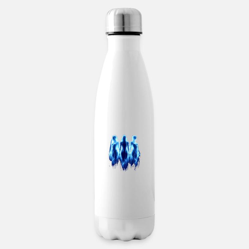 3 Geister - Isolierflasche - Weiß