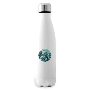 Waves - Insulated Water Bottle - white - Right