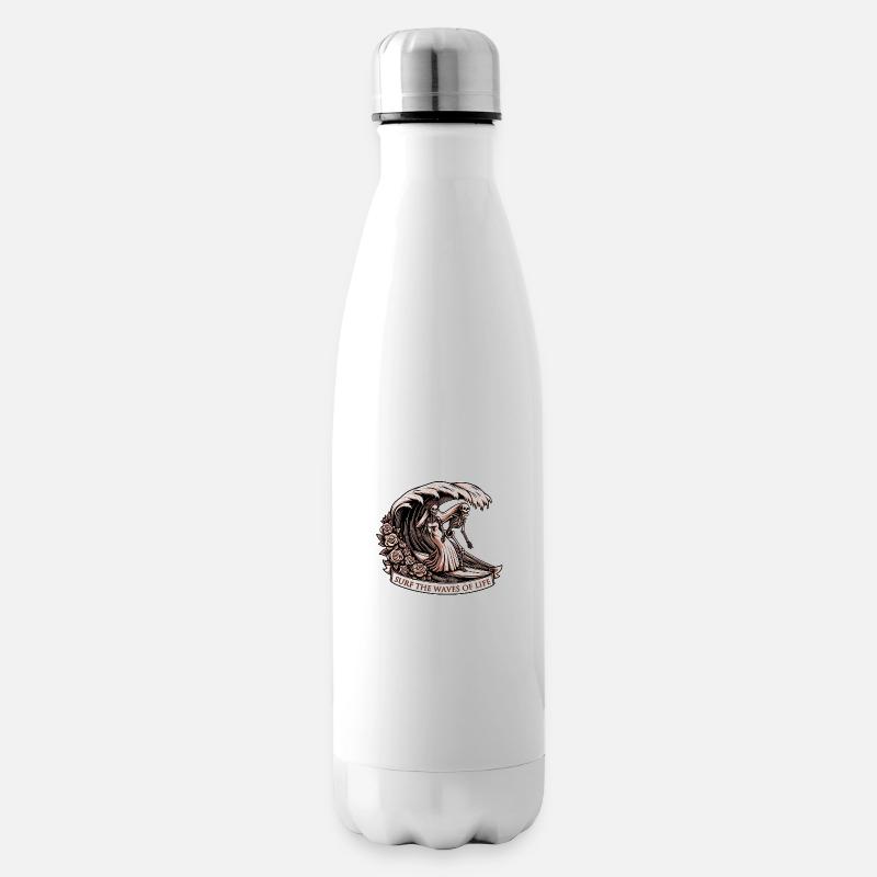SURF THE WAVES - Bouteille isotherme - blanc