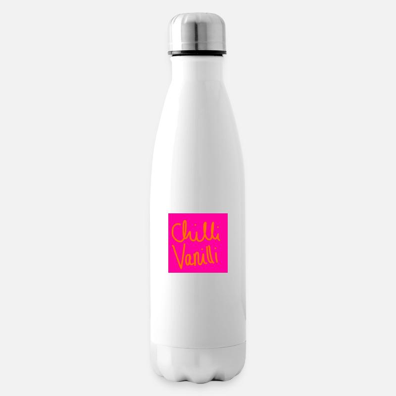 Chilli Vanilli - Insulated Water Bottle - white