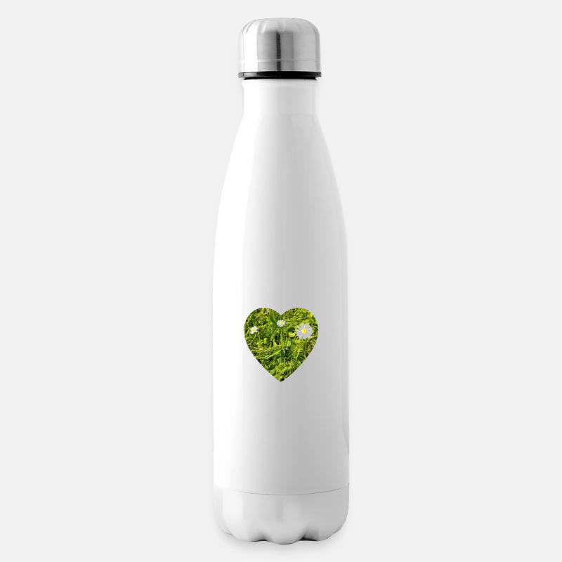 Gänseblume - Isolierflasche - Weiß
