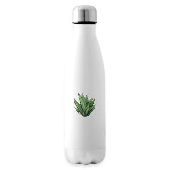 Aloe vera - Insulated Water Bottle - white - Right