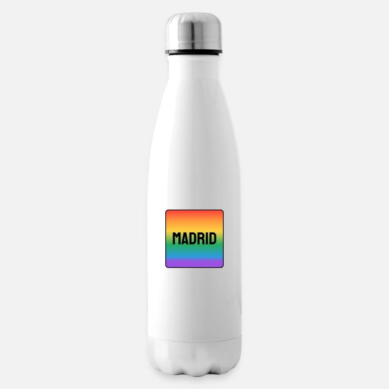 Schwules Madrid - Isolierflasche - Weiß