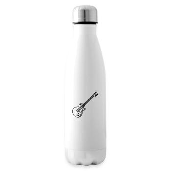 Electric Guitar - Insulated Water Bottle - white - Right