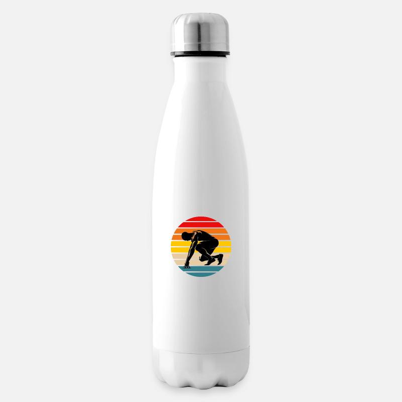 Sprinter Athlete - Isolierflasche - Weiß