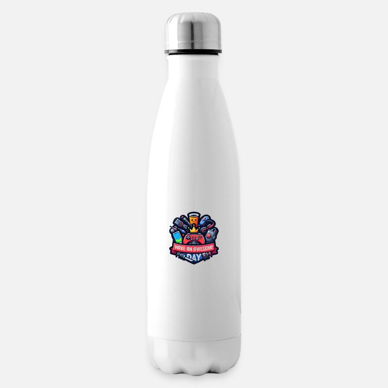 Ich wünsche Ihnen einen tollen Tag! - Isolierflasche - Weiß