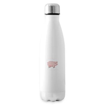 My Spirit Animal Pig - Insulated Water Bottle - white - Right