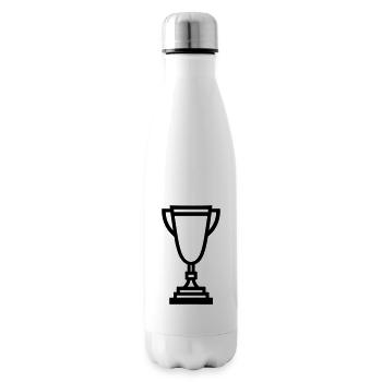 trophée - Bouteille isotherme - blanc - Droite