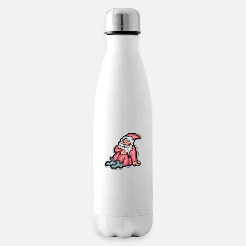 Père Noël - Bouteille isotherme - blanc