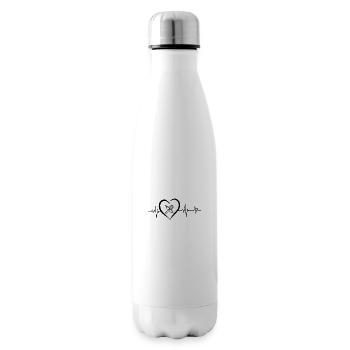 heartbeat baker pastry chef - Insulated Water Bottle - white - Right
