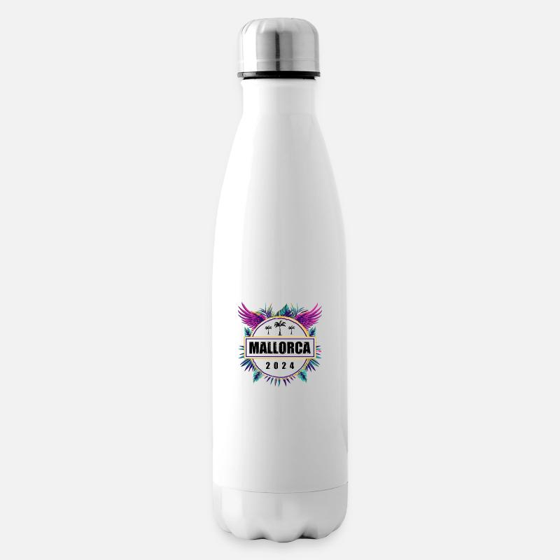 Mallorca 2024 Team - Isolierflasche - Weiß