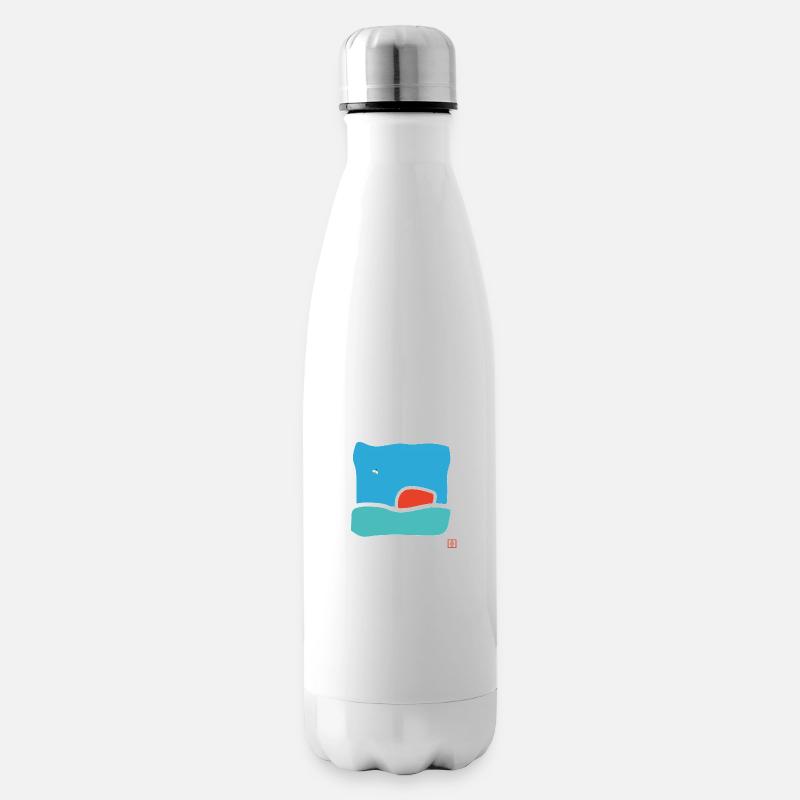 Mücke - Isolierflasche - Weiß