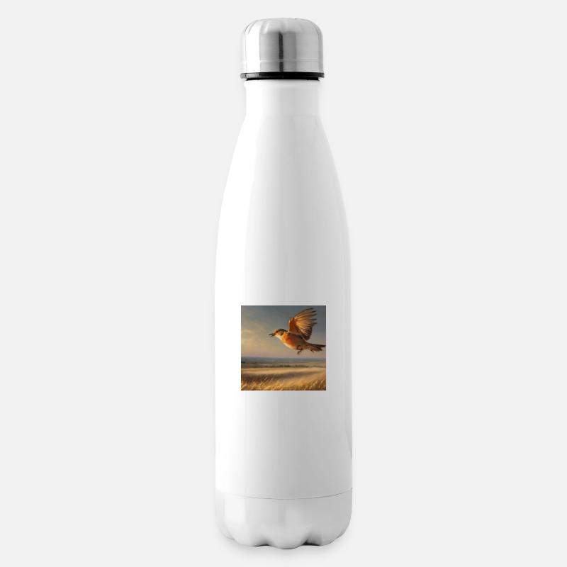 Vogel - Isolierflasche - Weiß