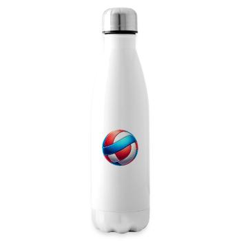 Volley-ball - Bouteille isotherme - blanc - Droite