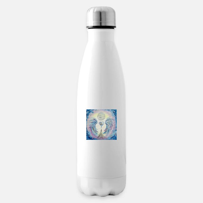 Herzengel Feldbereinigung - Isolierflasche - Weiß
