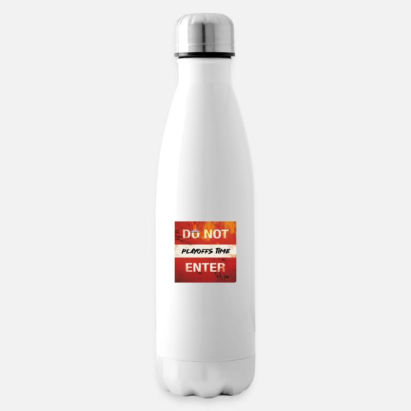 " playoffs time" - Bouteille isotherme - blanc