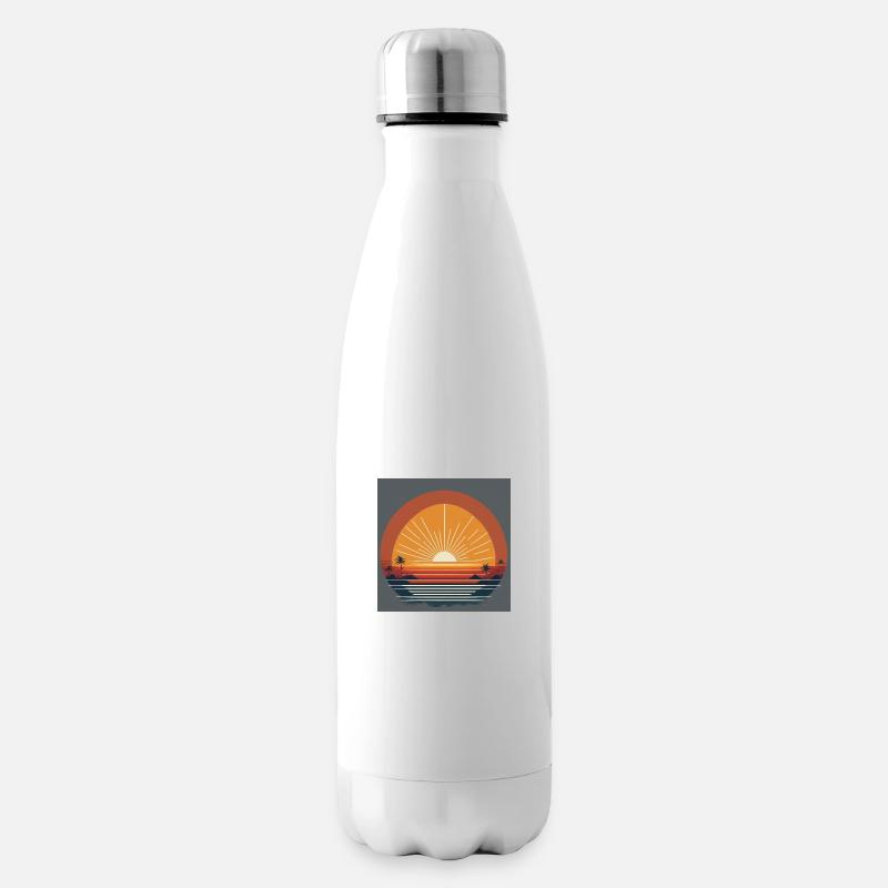 Sunset - Isolierflasche - Weiß