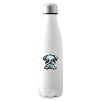 Hund Halloween Zombie Baby - Isolierflasche - Weiß - Rechts