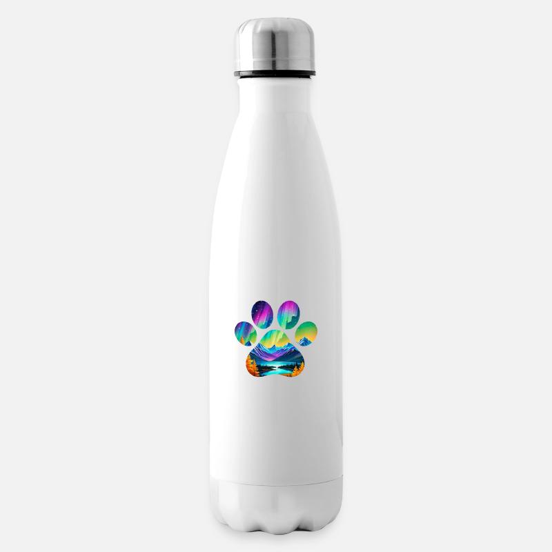 Patte dans le style ArcticMoments - Bouteille isotherme - blanc
