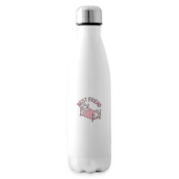Meilleur ami - Bouteille isotherme - blanc - Droite
