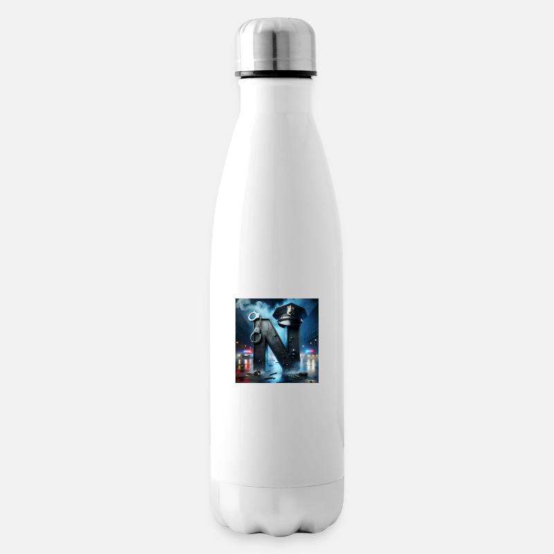 Polizei - Isolierflasche - Weiß