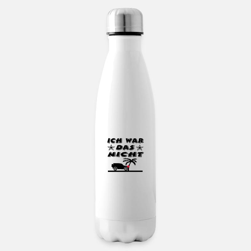 Auto - Isolierflasche - Weiß