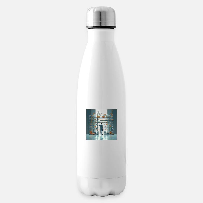 drachenqodeLIE - Isolierflasche - Weiß
